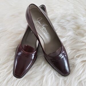 Like New Vintage Joan Helpern Signature Heels Shoes Brown Size 6-6.5M